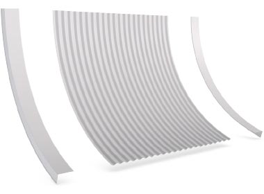 Flashings Roof Flashing Curved Convex Barge Reverse Arch