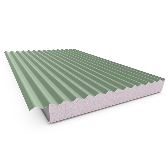 Cooldek CGI Topside / Smooth Underside Right Laying 100mm Thick 65mm Cutback Mist Green Topside / Of