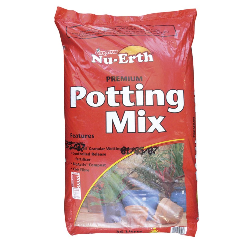 Amgrow 36L Nu-Erth Premium Potting Mix