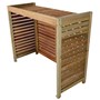 Timber Louvre Air conditioner Cover 1000 x 820 x 425mm