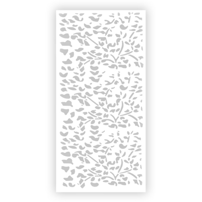 Flora Off White Decorative Screen 1800x900mm