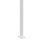 Barr 1280mm Post with Base Plate Pearl White