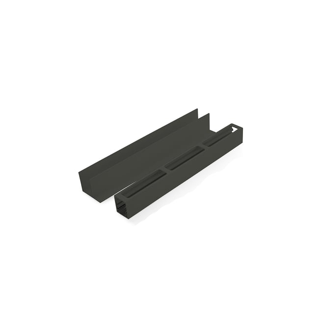 Ezi-Slat Frame Kit Suit 75mm Blades 9mm Spacing Slate Grey 5000mm