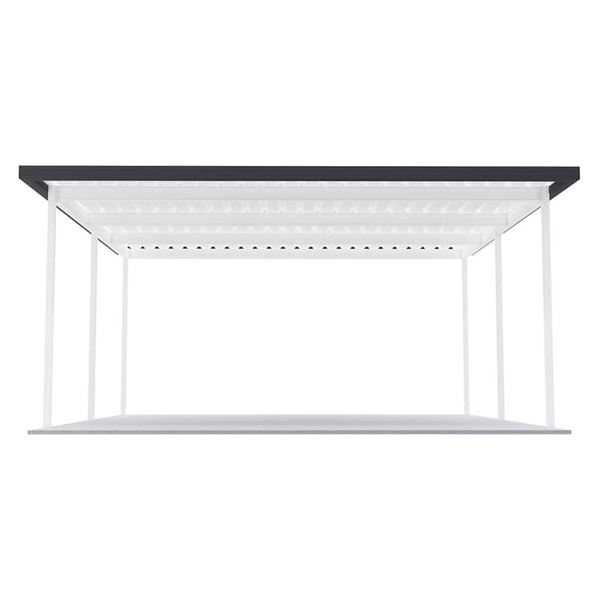 Sanctuary® Patio Kit N3 T3F 5.3 x 5.5m Thredbo White / Gun Metal Grey