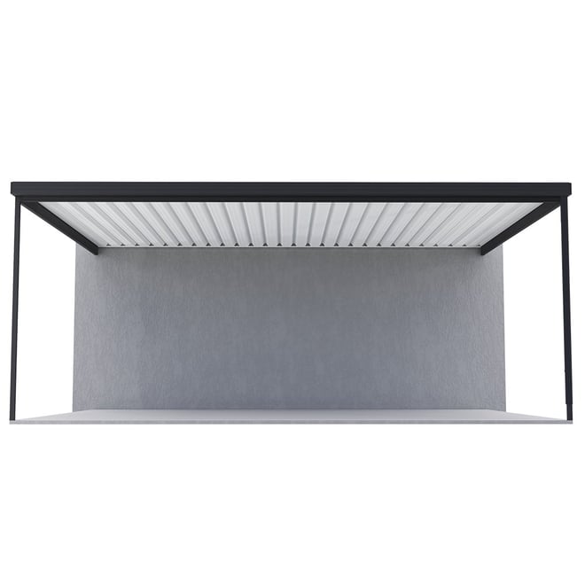 Sanctuary® Patio Kit N1 T1A 4.5 x 5.95m Gun Metal Grey / Off White