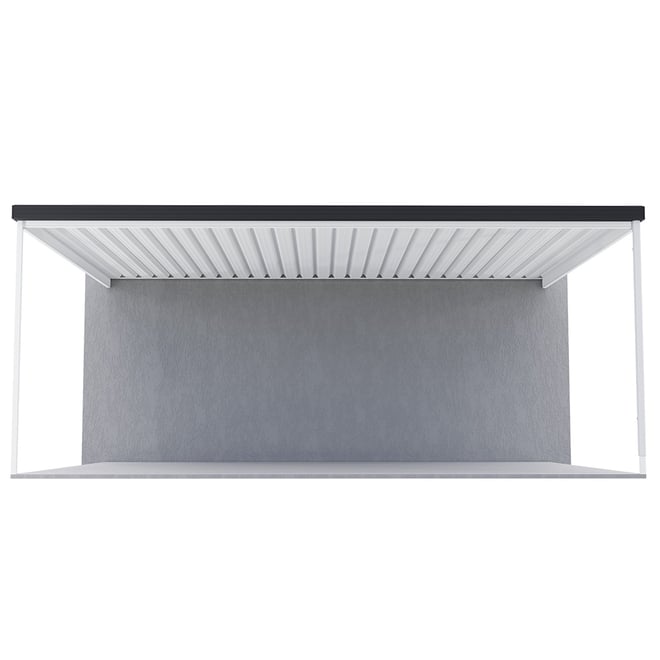 Sanctuary® Patio Kit N1 T1A 4.5 x 5.95m Thredbo White / Gun Metal Grey