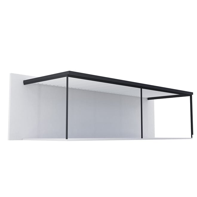 Sanctuary® Patio Kit N1/N2 T1A 3 x 9m Gun Metal Grey / Off White