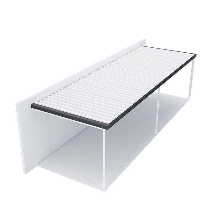 Sanctuary® Patio Kit N1/N2 T1A 3 x 9m Thredbo White / Gun Metal Grey