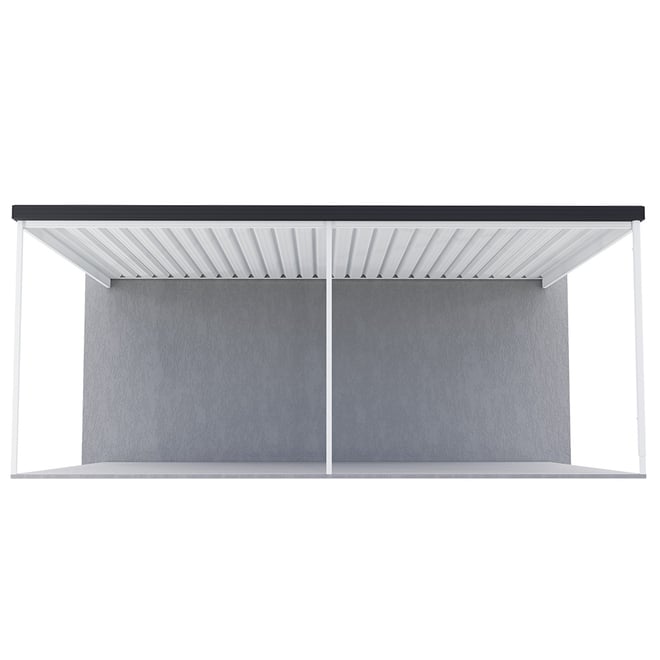 Sanctuary® Patio Kit N2 T1A 4.5 x 5.95m Thredbo White / Gun Metal Grey