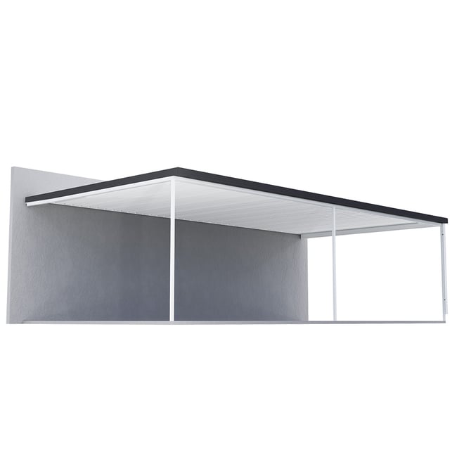 Sanctuary® Patio Kit N1/N2 T1A 4.5 x 9m Thredbo White / Gun Metal Grey