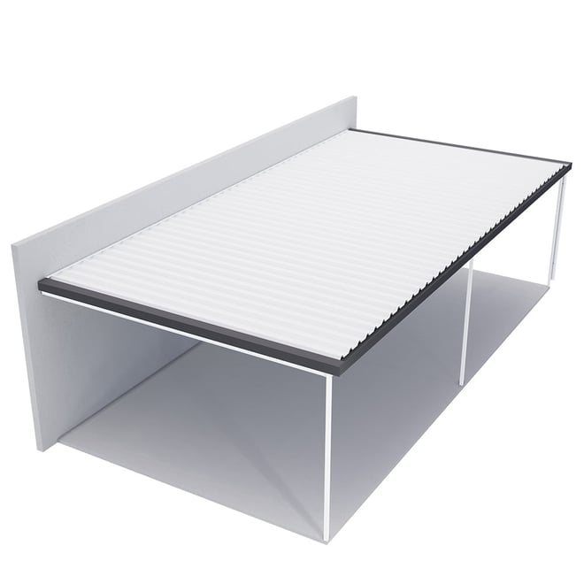 Sanctuary® Patio Kit N1/N2 T1A 4.5 x 9m Thredbo White / Gun Metal Grey