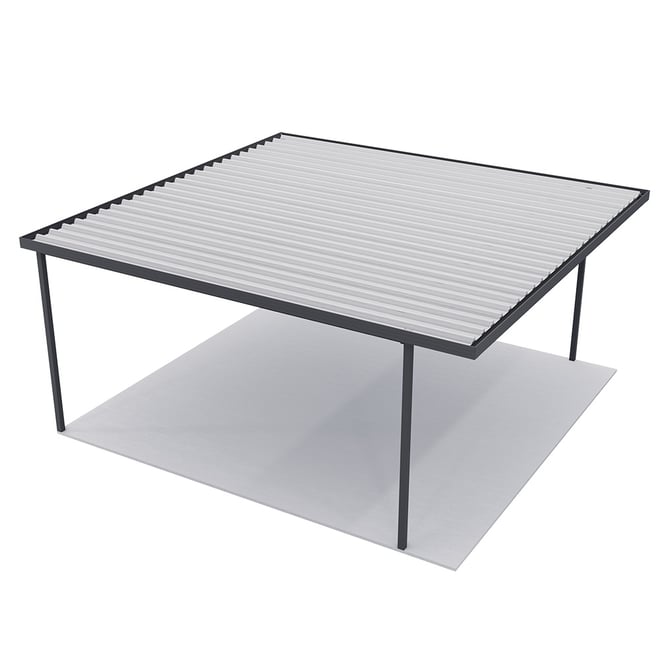 Sanctuary® Patio Kit N1/N2 T3F 5.3 x 5.5m Gun Metal Grey / Off White