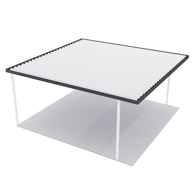 Sanctuary® Patio Kit N1/N2 T3F 5.3 x 5.5m Thredbo White / Gun Metal Grey