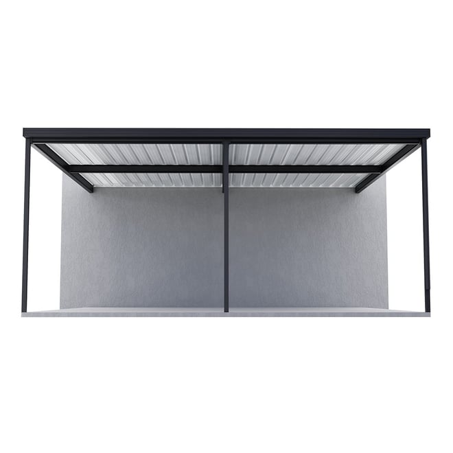 Sanctuary® Patio Kit N1/N2 T4A 5.5 x 5.95m Gun Metal Grey / Off White
