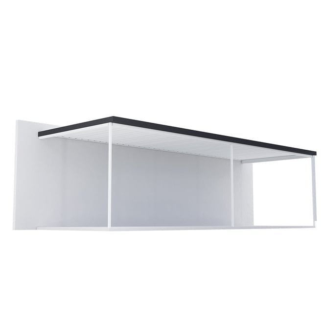 Sanctuary® Patio Kit N3 T1A 3 x 9m Thredbo White / Gun Metal Grey