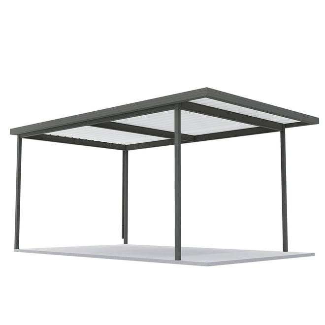 Sanctuary® Patio Kit N1/N2 T3F 3.35 x 5.5m Slate Grey / Off White