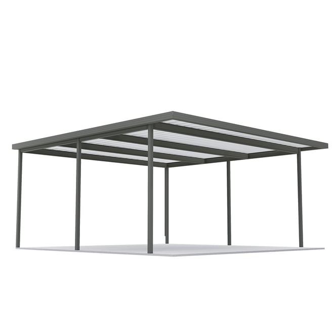 Sanctuary® Patio Kit N3 T3F 5.3 x 5.5m Slate Grey / Off White