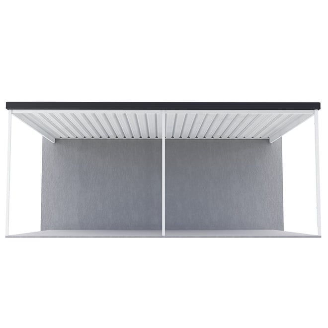 Sanctuary® Patio Kit N3 T4A 4.5 x 5.95m Thredbo White / Gun Metal Grey