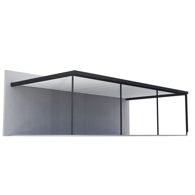 Sanctuary® Patio Kit N3 T4A 4.5 x 9m Gun Metal Grey / Off White