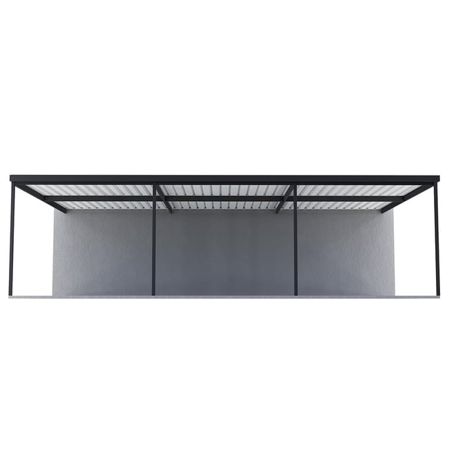Sanctuary® Patio Kit N3 T4A 5.5 x 9m Gun Metal Grey / Off White