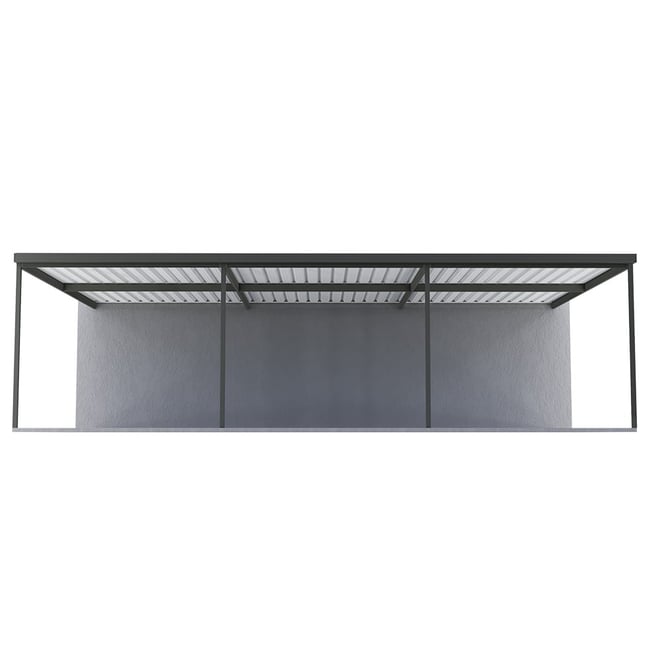 Sanctuary® Patio Kit N3 T4A 5.5 x 5.95m Gun Metal Grey / Off White