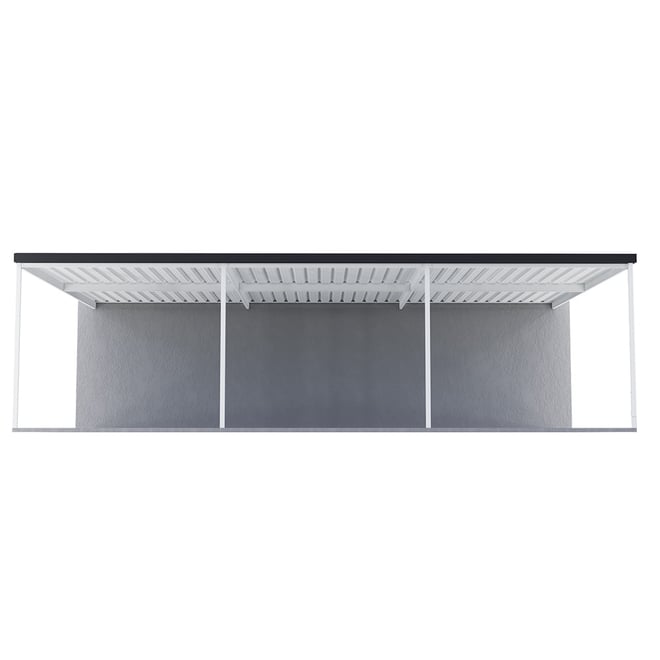 Sanctuary® Patio Kit N3 T4A 5.5 x 9m Thredbo White / Gun Metal Grey