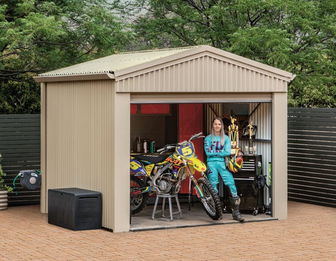 Gable Roof Garages Stubbie 01