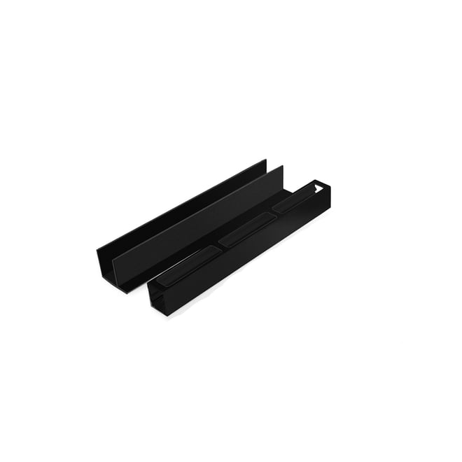 Ezi-Slat Frame Kit Suit 75mm Blades 9mm Spacing Black 5000mm