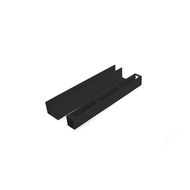 Ezi-Slat Frame Kit Suit 75mm Blades 9mm Spacing Gun Metal Grey 5000mm