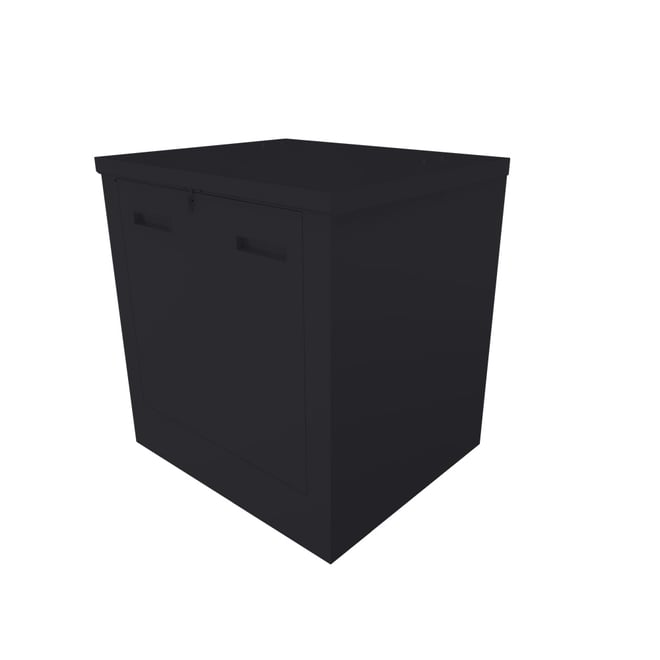 Acoustic Box Free Standing Unit 1100W x 1000D x 1145mm H Gun Metal Grey