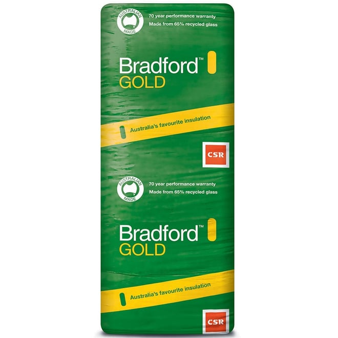 Bradford Gold Ceiling Insulation Batts R3.5 1160X580mm