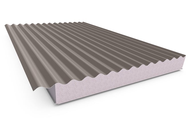 Cooldek CGI Topside / Smooth Underside Left Laying 100mm Thick 65mm Cutback Banyan Brown Topside / O