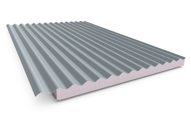 Cooldek CGI Topside / Smooth Underside Left Laying 50mm Thick 65mm Cutback Armour Grey Topside / Off