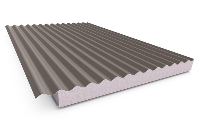 Cooldek CGI Topside / Smooth Underside Left Laying 75mm Thick 65mm Cutback Banyan Brown Topside / Of