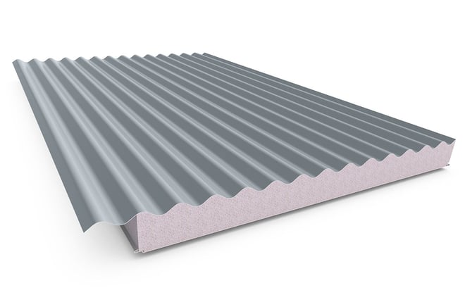Cooldek CGI Topside / Smooth Underside Right Laying 75mm Thick 65mm Cutback Armour Grey Topside / Of