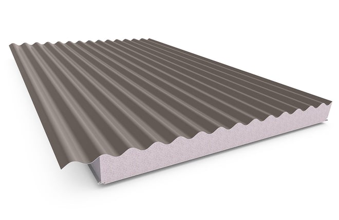 Cooldek CGI Topside / Smooth Underside Right Laying 75mm Thick 65mm Cutback Banyan Brown Topside / O
