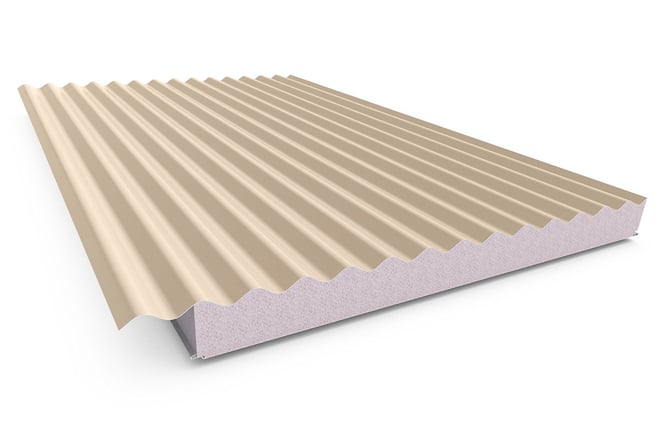 Cooldek CGI Topside / Smooth Underside Right Laying 75mm Thick 65mm Cutback Merino Topside / Off Whi