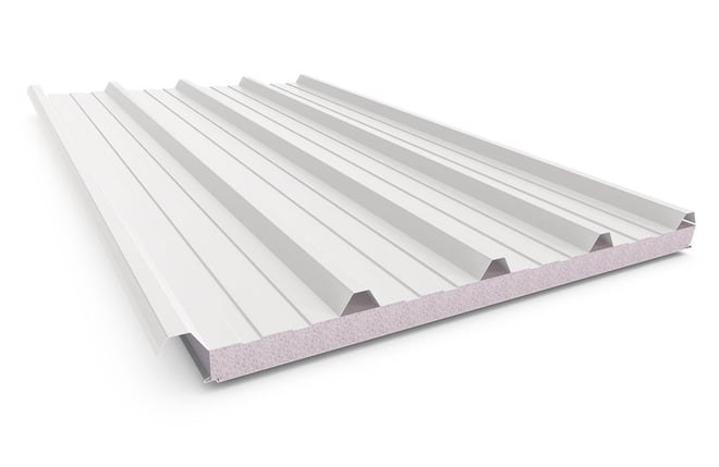 Cooldek Classic Topside / Smooth Underside Right Laying 50mm Thick 65mm Cutback Off White Topside / 
