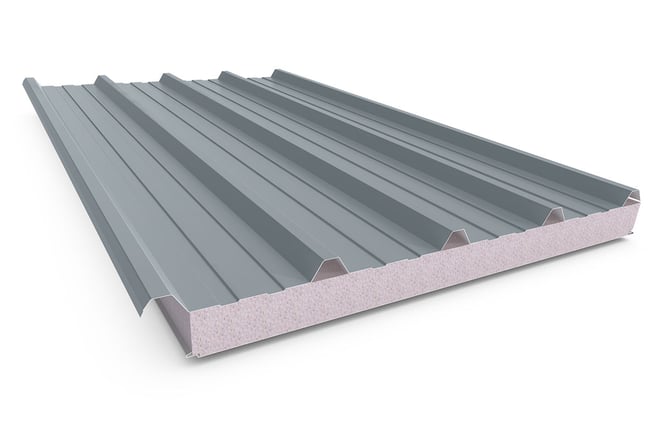 Cooldek Classic Topside / Smooth Underside Right Laying 75mm Thick 65mm Cutback Armour Grey Topside 