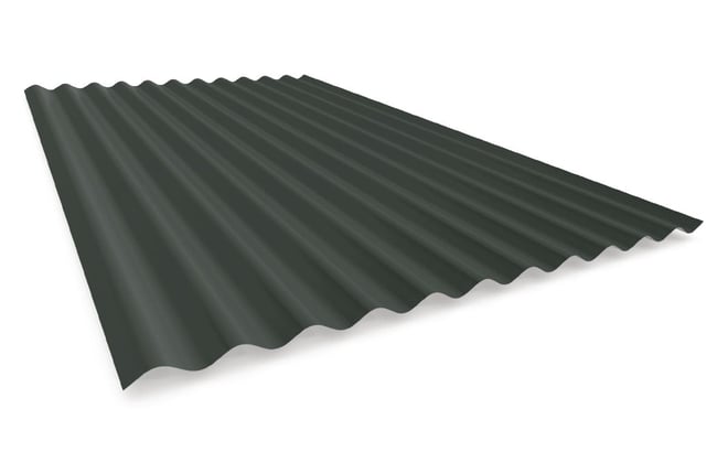 Corrugated .48mm BMT Gun Metal Grey