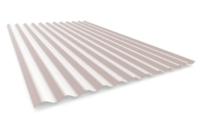 Corrugated .48mm BMT Off White