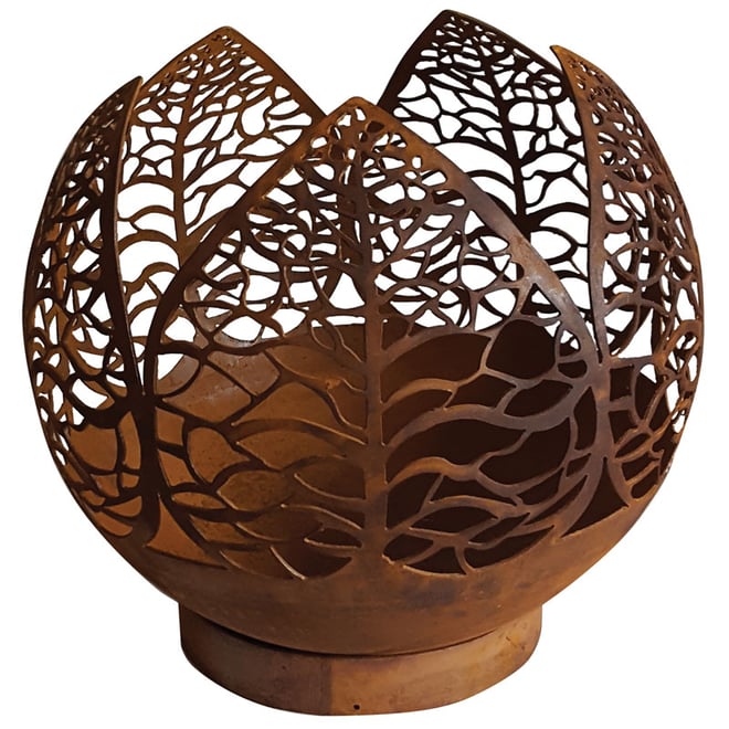 Mallee Leaf Fire Pit Globe 70 x 85cm