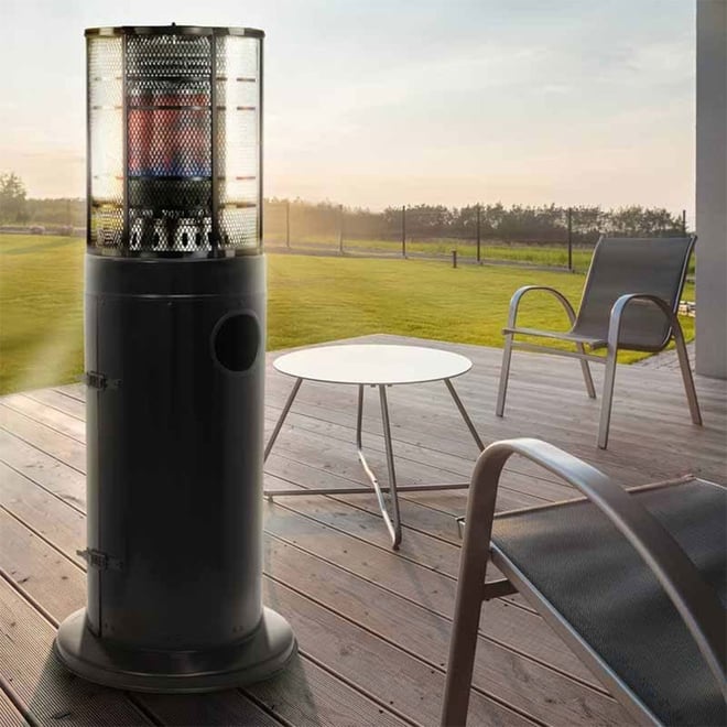 Gasmate Stellar Black Deluxe Area Heater