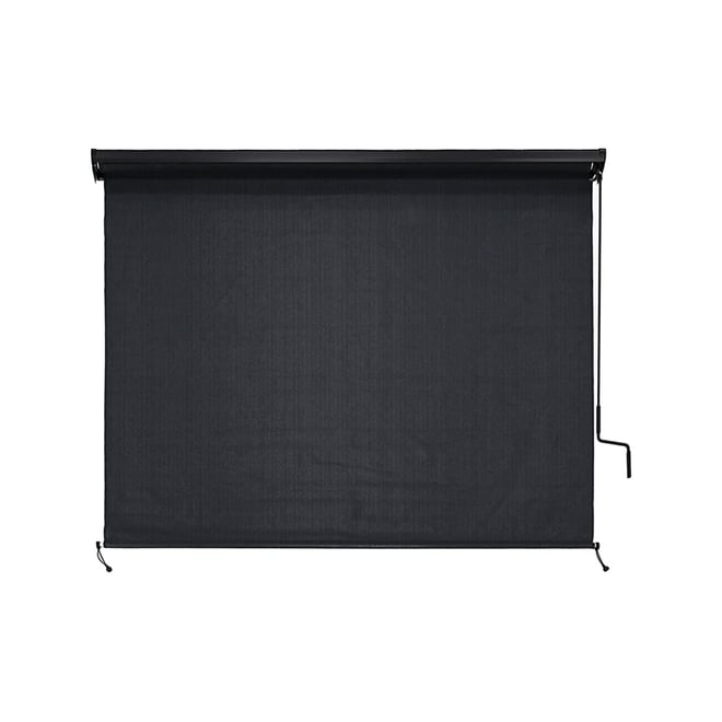 Coolaroo Patio Outdoor Blind Graphite 1.8m x 2.7m