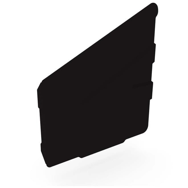 C-Square Gutter Stop End Left Hand Ebony