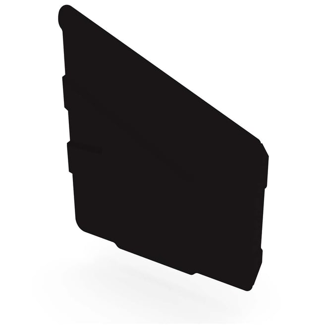 C-Square Gutter Stop End Right Hand Ebony