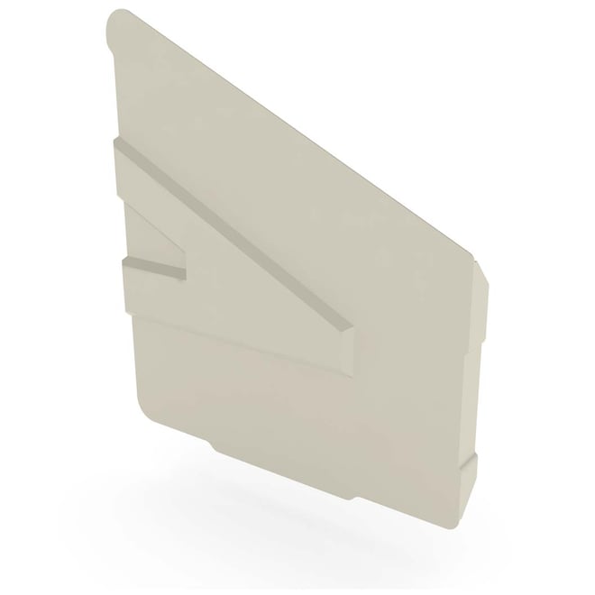 C-Square Gutter Stop End Right Hand Moss Vale Sand
