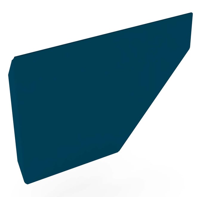 Edge Gutter 160 Stop End Left Hand Mountain Blue