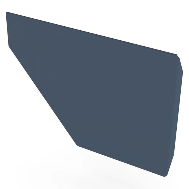 Edge Gutter 200 Stop End Right Hand Dark Stone