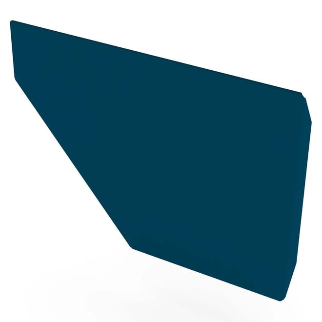 Edge Gutter 200 Stop End Right Hand Mountain Blue